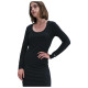 Nike Γυναικείο φόρεμα Sportswear Chill Knit Tight Midi Mini-Rib Dress